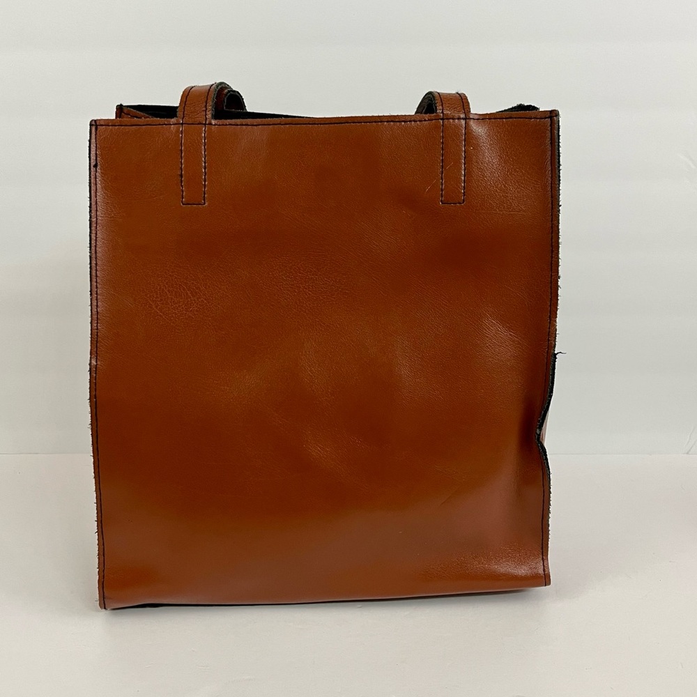 Vintage Lillian Vernon Classic Brown Leather Shoulder Bag